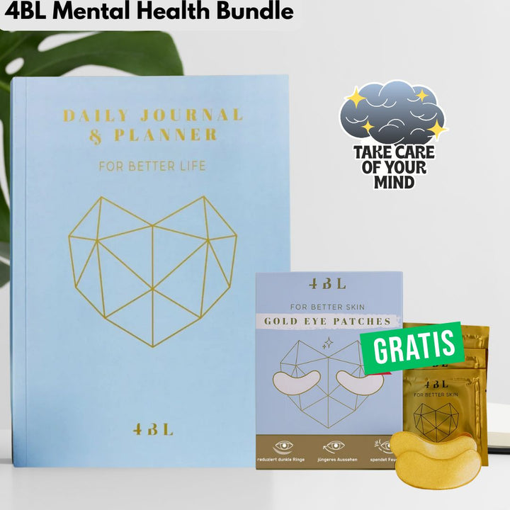 4BL Mental Health Bundle | 4BL Daily Planner + Augenpads gratis dazu