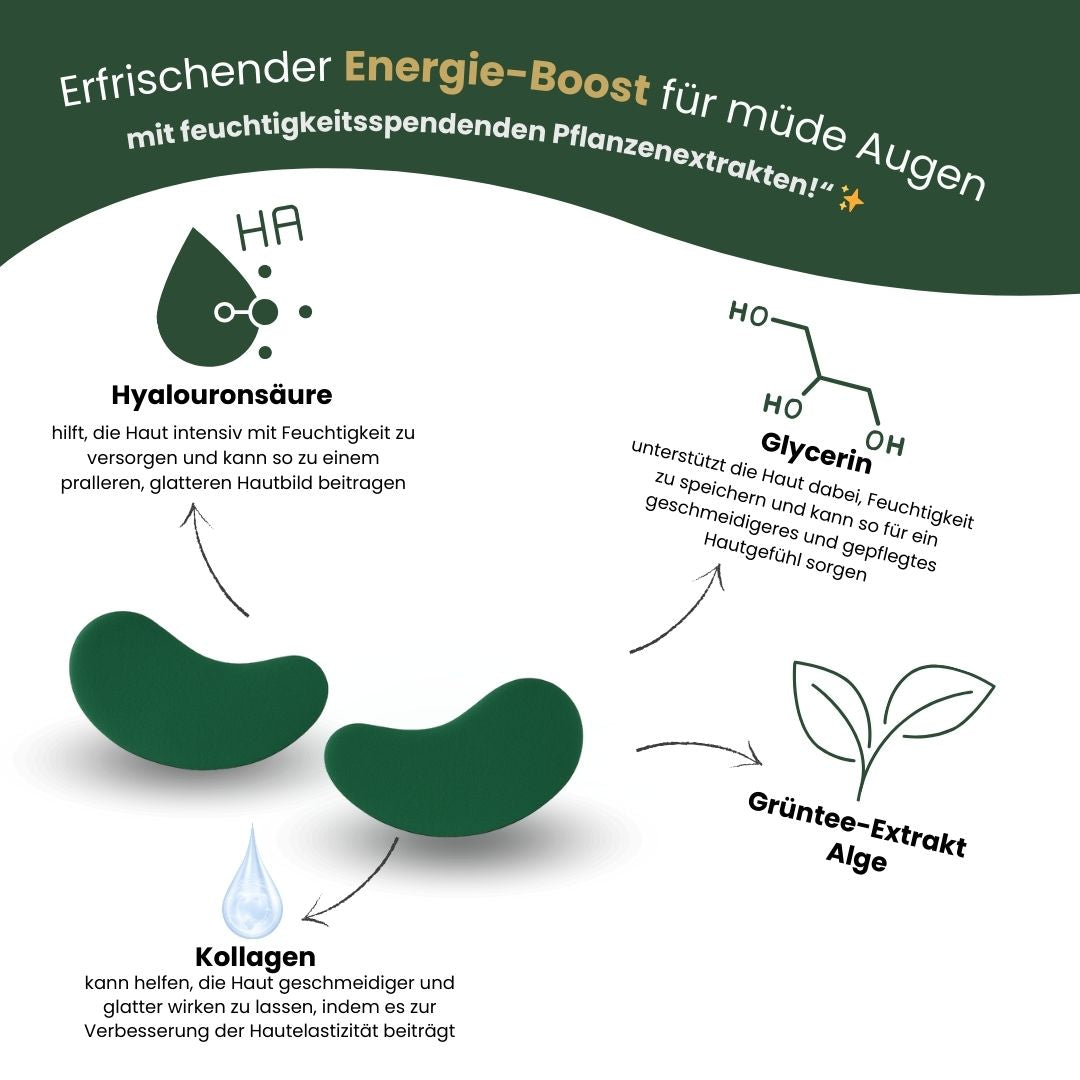 4BL Augenpads green - refreshing